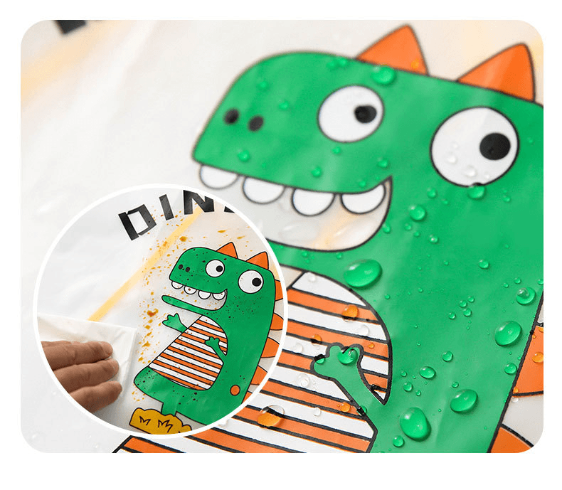 2021 New cartoon dinosaur print children's raincoat - PrettyKid