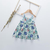 Sling Floral Printed Dress for Toddler Girl Wholesale children's clothing - PrettyKid