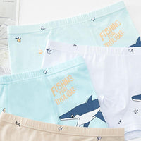 Toddler Boy 5pcs Shark Pattern Panties Children's Clothing - PrettyKid