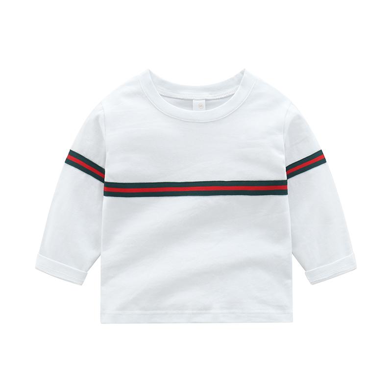 Striped Long Sleeve T-shirt for Children Boy - PrettyKid