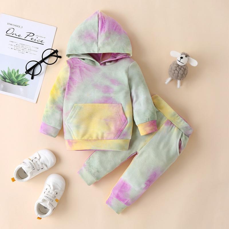 2-piece Tie dye Hoodie & Pants for Baby - PrettyKid