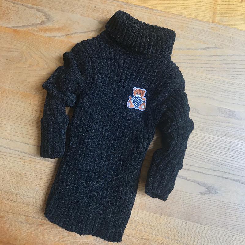 Bear Pattern Sweater for Toddler Girl - PrettyKid