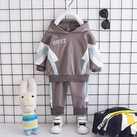 2-piece Color-block Hoodie & Pants for Children Boy - PrettyKid