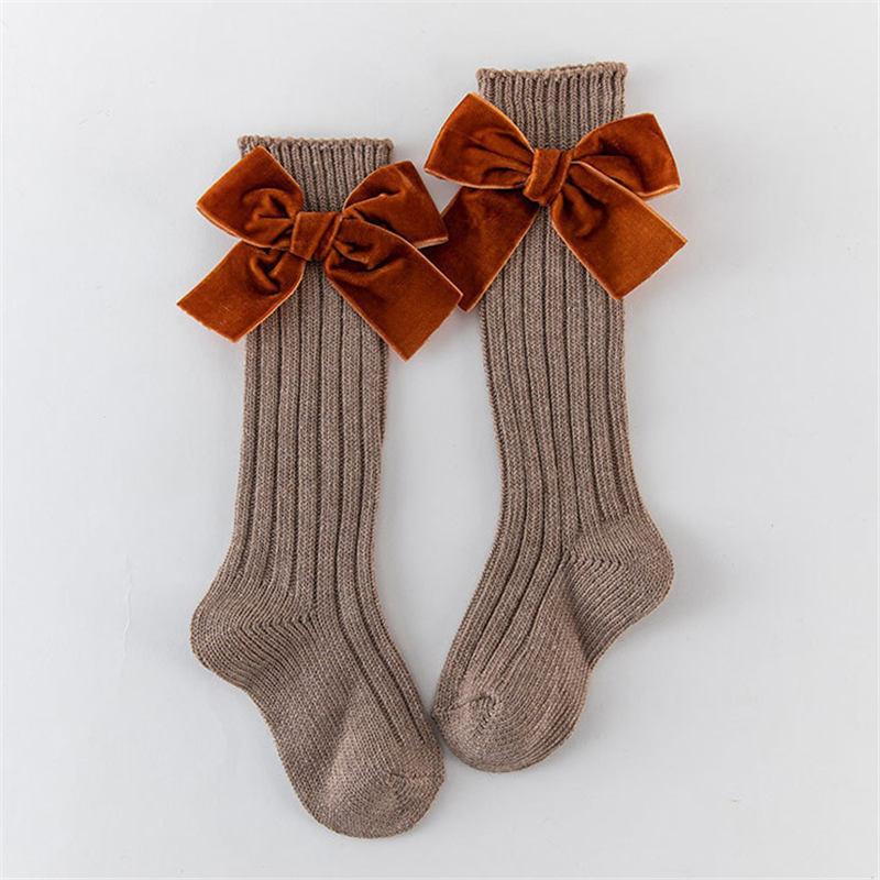 Bowknot Stockings for Toddler Girl - PrettyKid