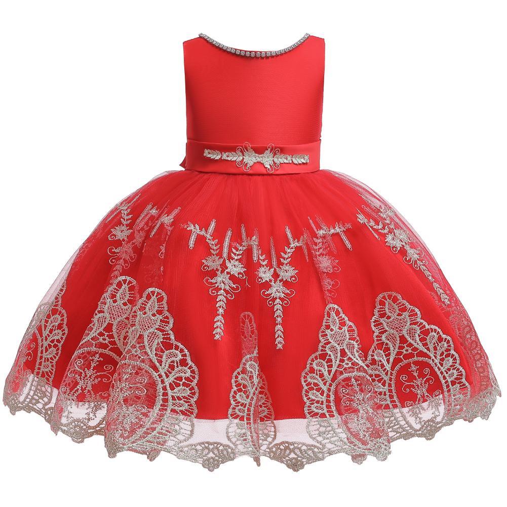 Girl Catwalk Tutu Flower Evening Dress - PrettyKid