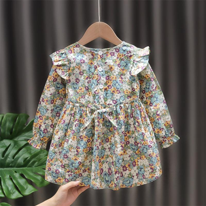 Ruffle Floral Dress for Toddler Girl - PrettyKid