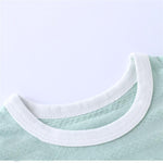 children's boutique clothing suppliers Toddler Boy Color-block Pajamas Top & Capri Pants - PrettyKid