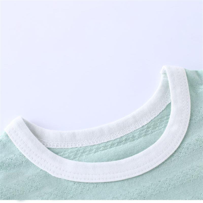 children's boutique clothing suppliers Toddler Boy Color-block Pajamas Top & Capri Pants - PrettyKid
