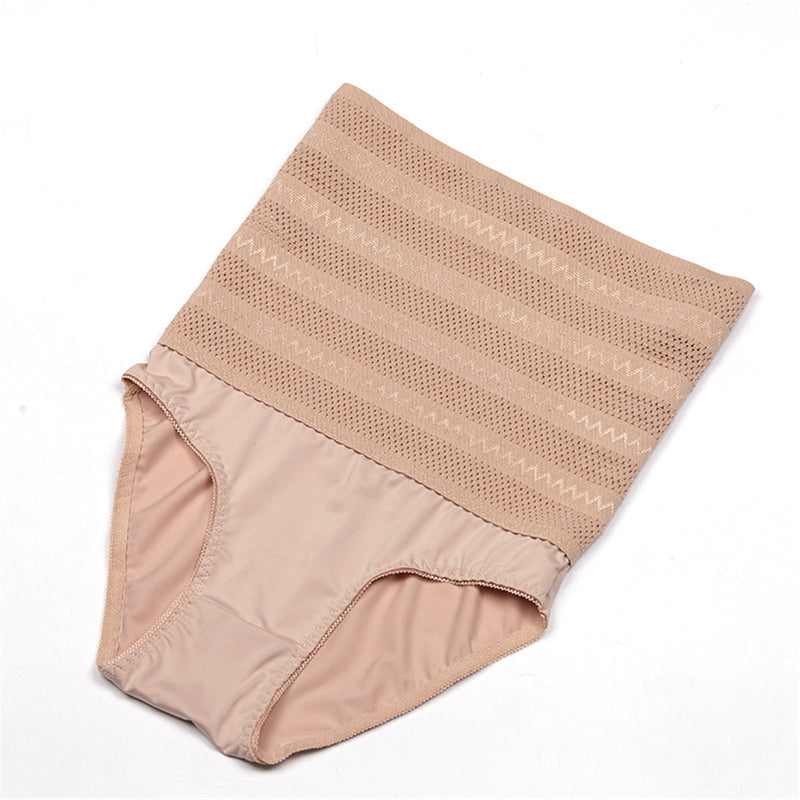 Wholesale High-waisted, belt-in, hip-lift pants, triangle, women's traceless underwear, perforated, breathable cotton waist shaping in Bulk - PrettyKid