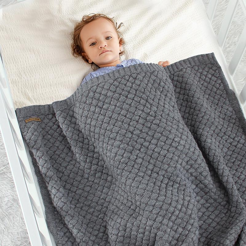 Solid Cotton Blanket for Baby - PrettyKid