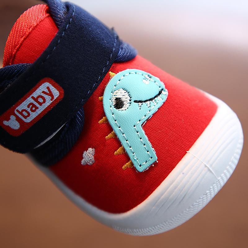 Velcro Dinosaur Pattern Children Shoes - PrettyKid