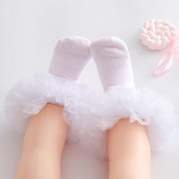 Ruffle Knee-High Stockings - PrettyKid