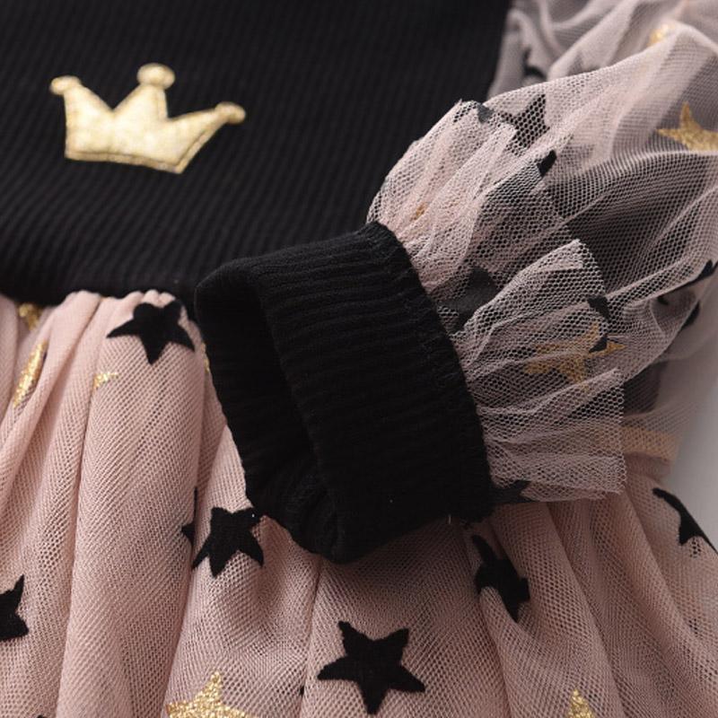 Star Printing Dress for Toddler Girl - PrettyKid