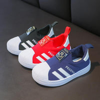 wholesale kid clothes Toddler Children's Letter Pattern Canvas Shoes Wholesale - PrettyKid