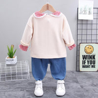 3-piece Bear Toy Coat & Shirt & Pants for Toddler Girl - PrettyKid