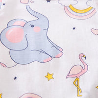 Elephant Pattern Jumpsuit for Baby Girl Children's Clothing - PrettyKid