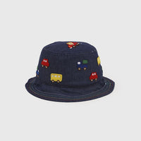 Boy Cartoon Car Print Bucket Cap Children's Clothing - PrettyKid