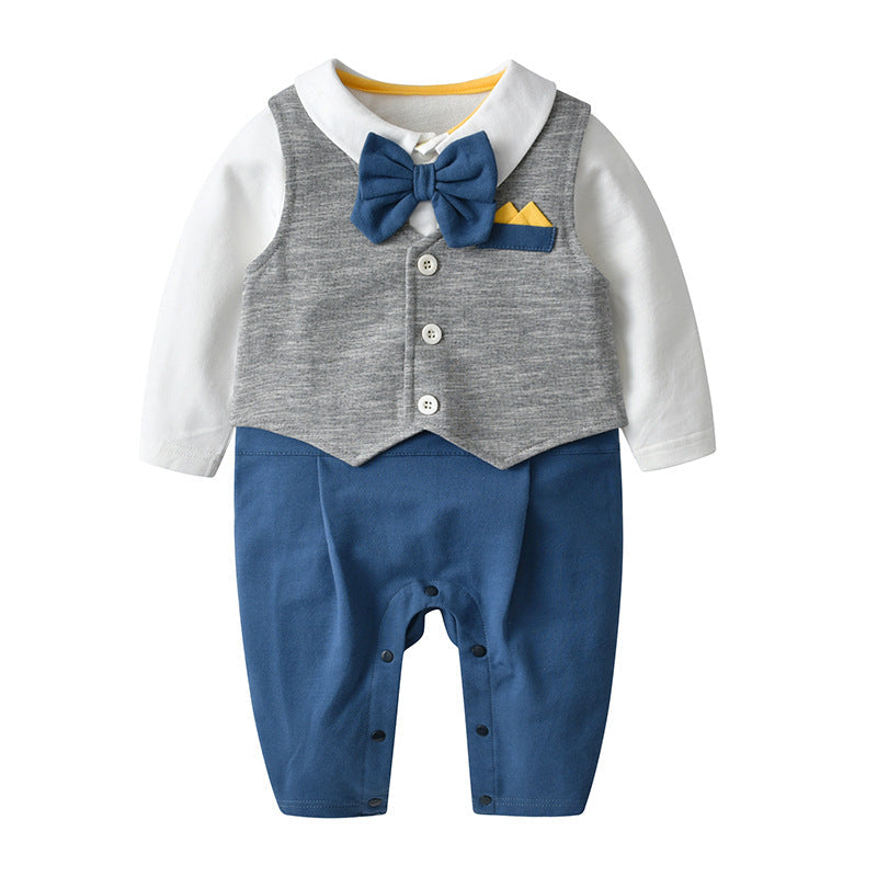 Baby Junpsuit With Vest Wholesale Baby Clothing - PrettyKid