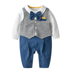 Baby Junpsuit With Vest Wholesale Baby Clothing - PrettyKid