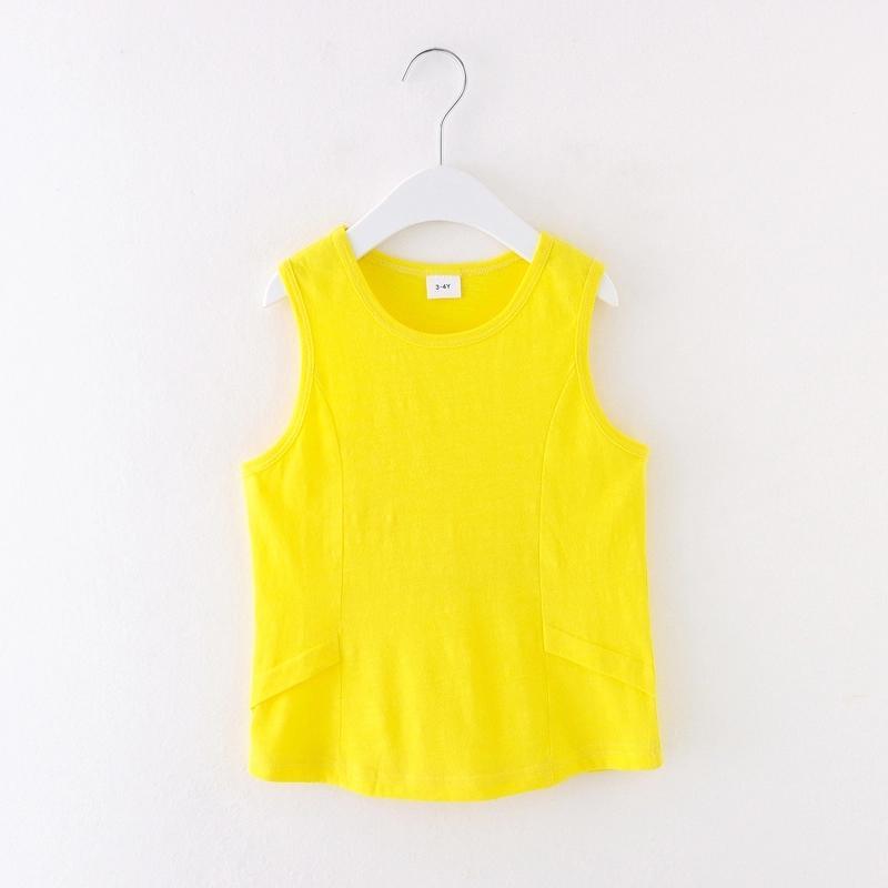 Toddler Boy Solid Color Sleeveless Top - PrettyKid