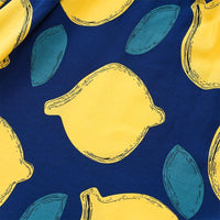 Lemon Print Dress for Mother and Daughter Children's Clothing - PrettyKid