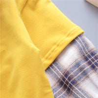 Plaid Hoodie for Children Boy - PrettyKid