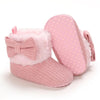 Velcro Design Cotton Fabric Shoes for Baby Girl - PrettyKid