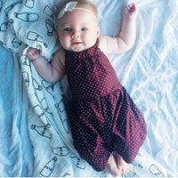 2-piece Polka Dot Bodysuit & Headband for Baby Girl - PrettyKid