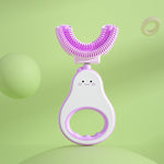 Avocado Silicone Manual U-Shaped Children Toothbrush - PrettyKid