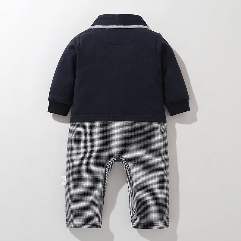 3 Pieces Baby Boys Suit Sets Blazer & Bowtie Shirts & Pants Wholesale Boys Clothing - PrettyKid