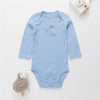 5PCS Baby Unisex Long Sleeve Cartoon Animal Printed Romper Baby Boutique Wholesale - PrettyKid