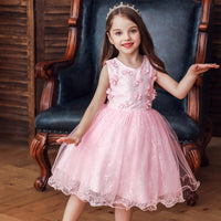 Little Girl Dress Princess Dress Tutu Skirt Flower Girl Wedding Dress - PrettyKid