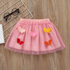 Girls Cute Butterfly Print Top & Butterfly Mesh Skirt - PrettyKid