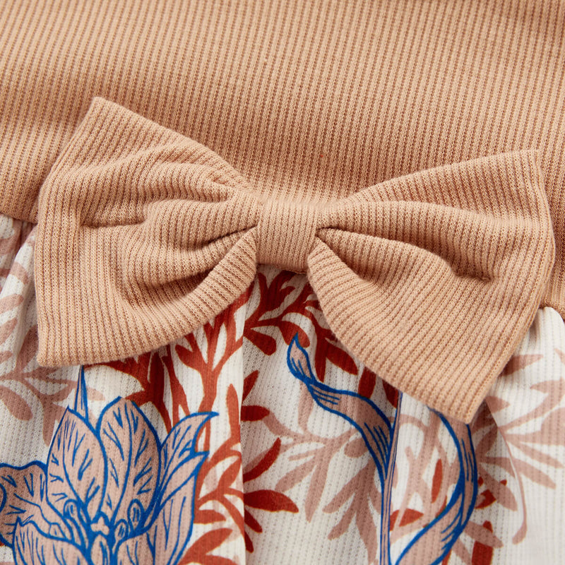 Toddler Girls Cotton Elegant Floral Top & Pants Suit - PrettyKid