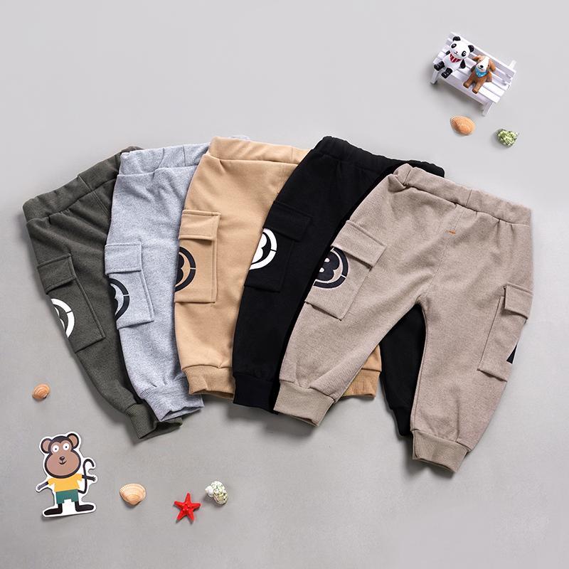 Letter Pattern Casual Pants - PrettyKid