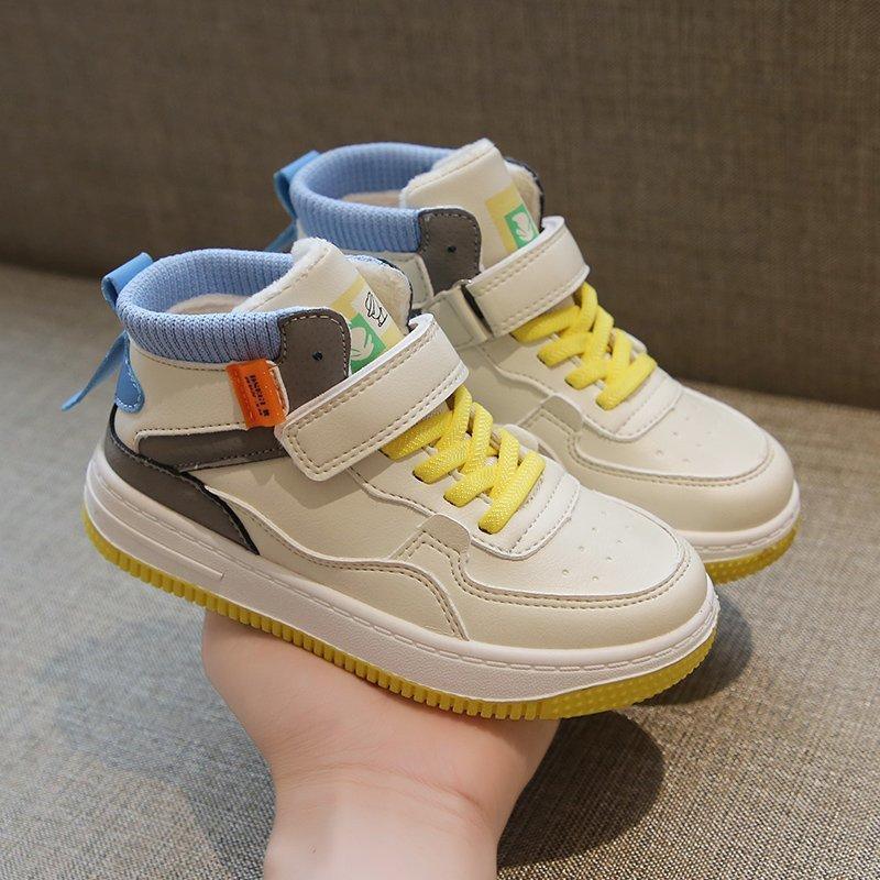 Velcro Fleece-lined Sneakers for Boy - PrettyKid