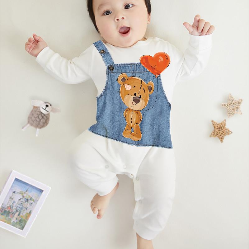 Bear Pattern Jumpsuit for Baby - PrettyKid