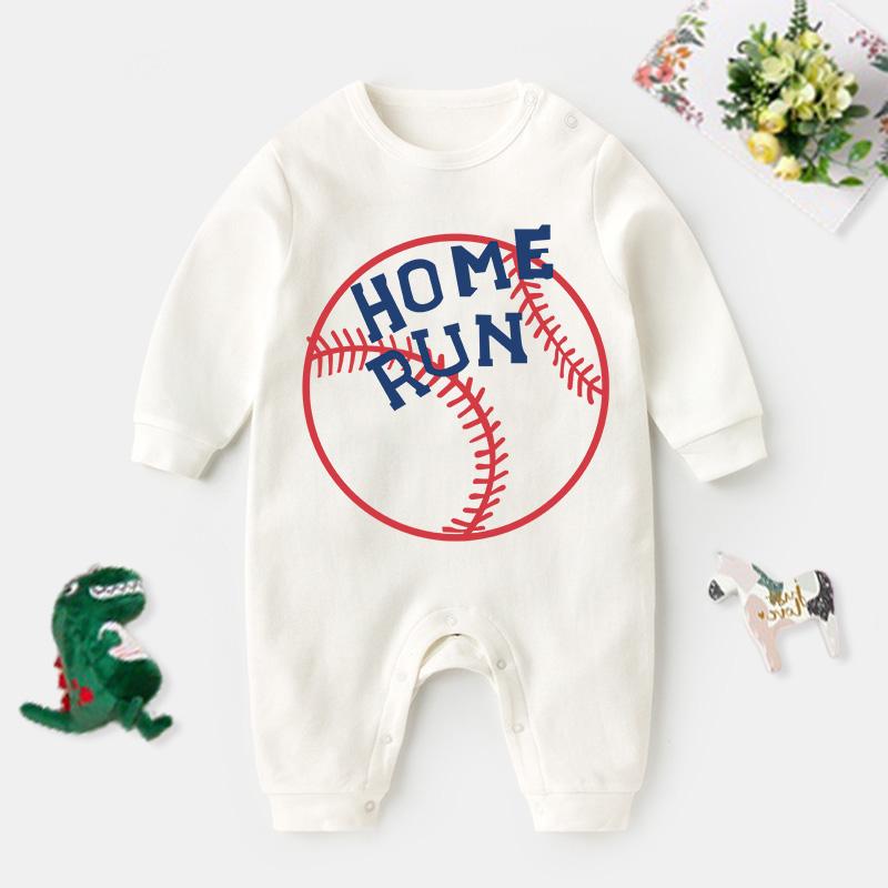 Baseball Pattern Jumpsuit for Baby - PrettyKid