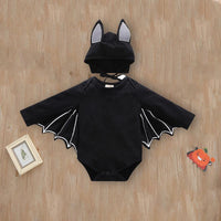 2-piece Cartoon Bat Bodysuit with Hat - PrettyKid