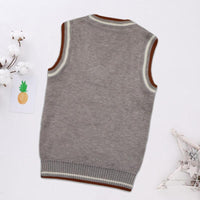 Letter Pattern Gilet for Children Boy - PrettyKid