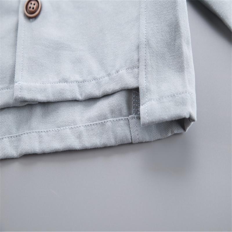 Solid Pocket Design Jacket for Children Boy - PrettyKid