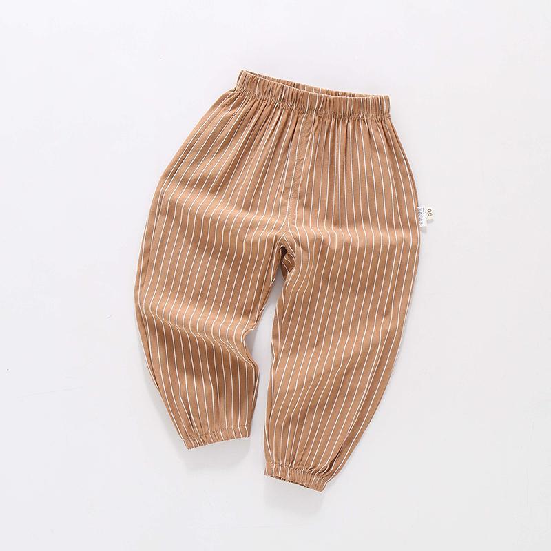 Toddler Girl Vertical Stripes Thin Mosquito Pants Wholesale Children's Clothing - PrettyKid