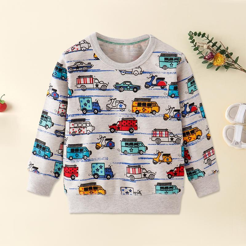 Vehicle Printed Sweatpants for Children Boy - PrettyKid