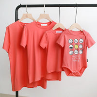 Cartoon Design T-shirt for Whole Family - PrettyKid