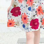 Girl Floral Print Chiffon Dress Children's Clothing - PrettyKid