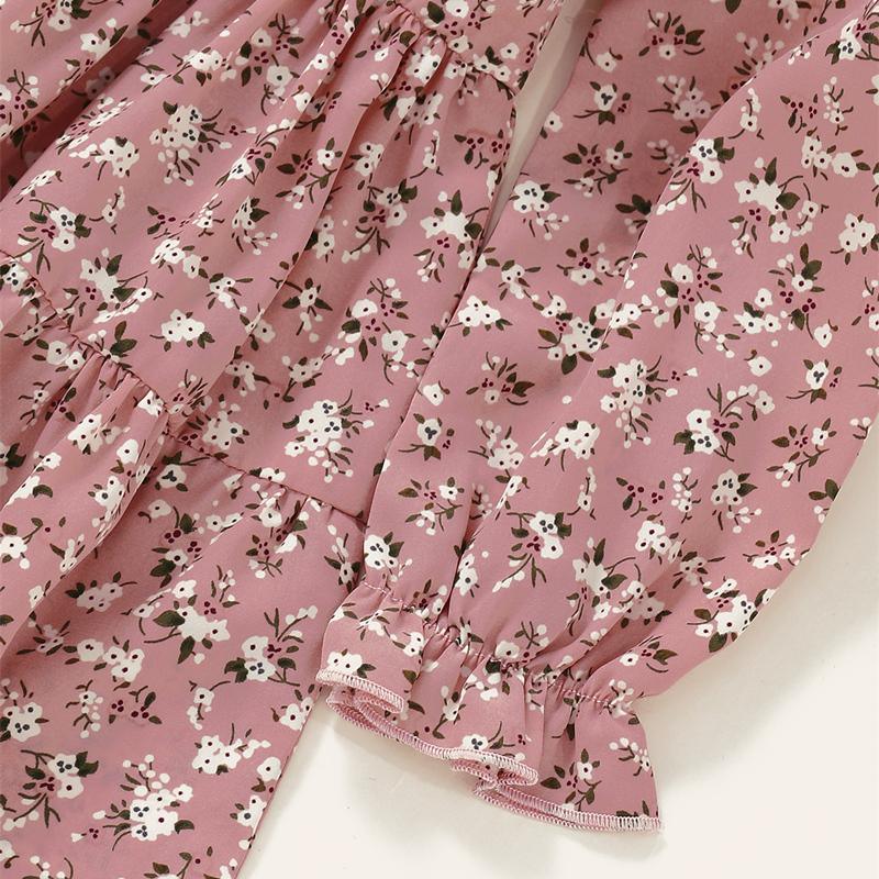 Floral Printed Dress for Toddler Girl - PrettyKid