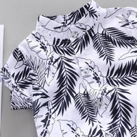 2-piece Feather Pattern T-shirt & Shorts for Children Boy - PrettyKid