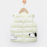 Cartoon Design Puffer Jacket for Toddler Girl - PrettyKid