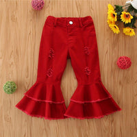 Denim Flared Pants for Toddler Girl - PrettyKid