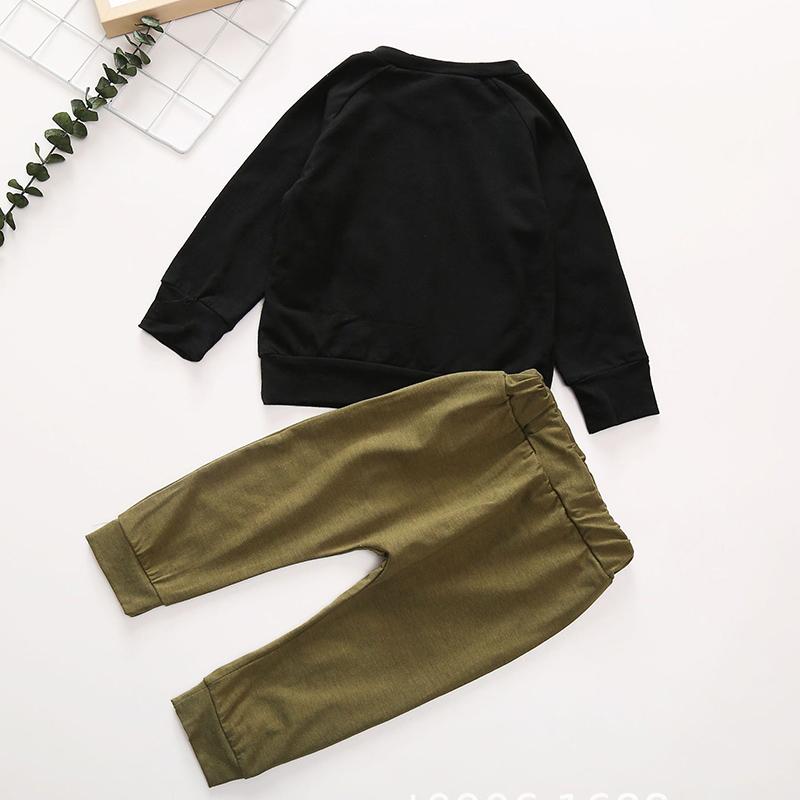 2-piece Long Sleeve T-shirt & Pants for Baby - PrettyKid
